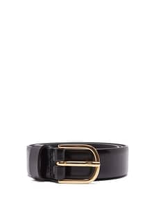 TOTÊME black leather belt
